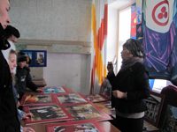 На открытии выставки Иссык-Ате