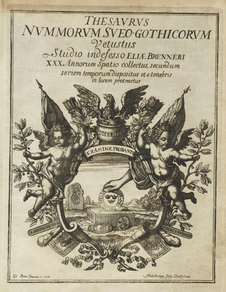    .  Thesaurus nummorum Sveo-Gothicorum (1691).   