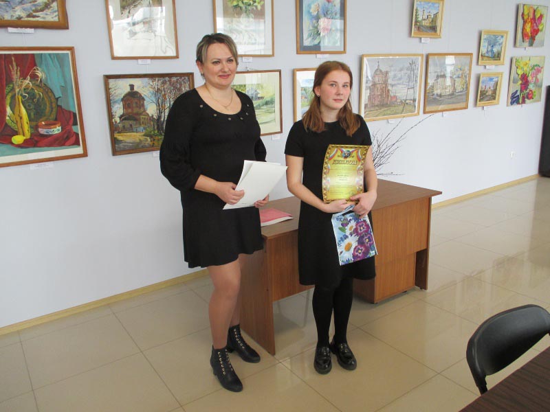 Награждение победителей районного конкурса рисунков 