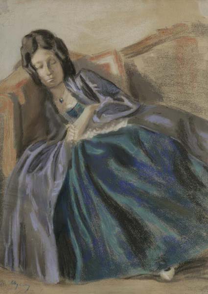 Виктор Борисов-Мусатов «Спящая девушка» (1901)