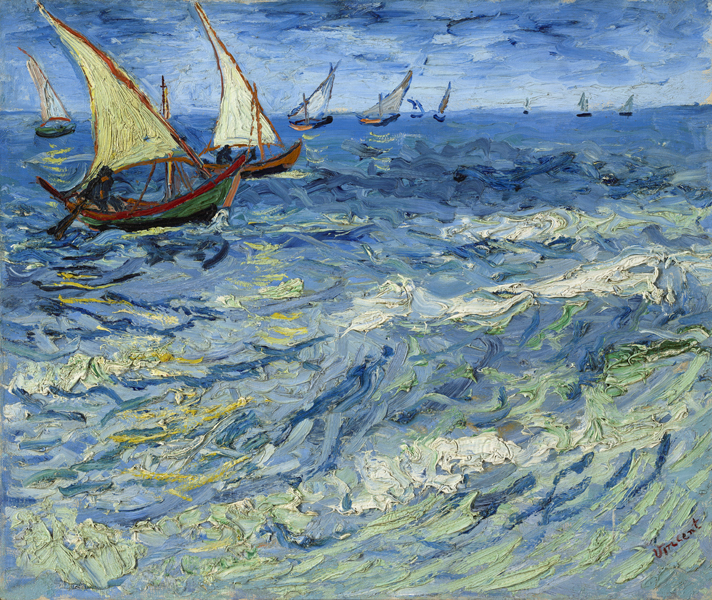Винсент ван Гог. Море в Сент-Мари. 1888