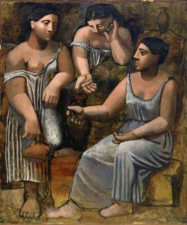 Пабло Пикассо. Три женщины у источника, 1921. Музей современного искусства, Нью-Йорк