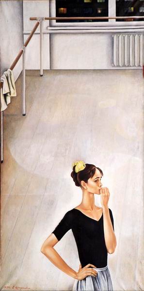 Е.Широков. Портрет балерины Нади Павловой. 1974