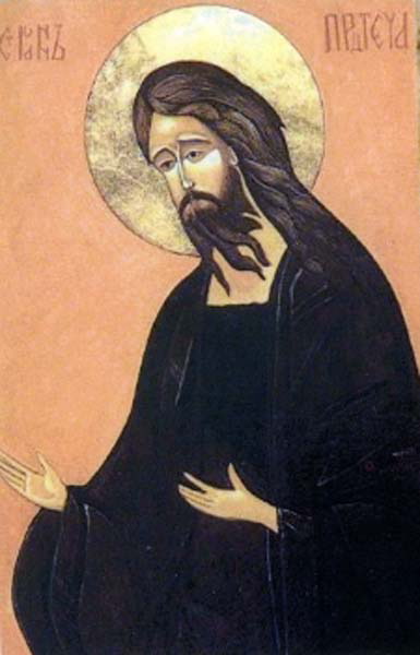 Св. Иоанн Креститель. Эскимосский иконописец отец Эндрю Майерс