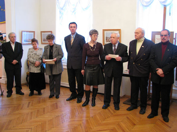 Открытие выставочного комплекса, посвященного Г.С.Лебедеву
