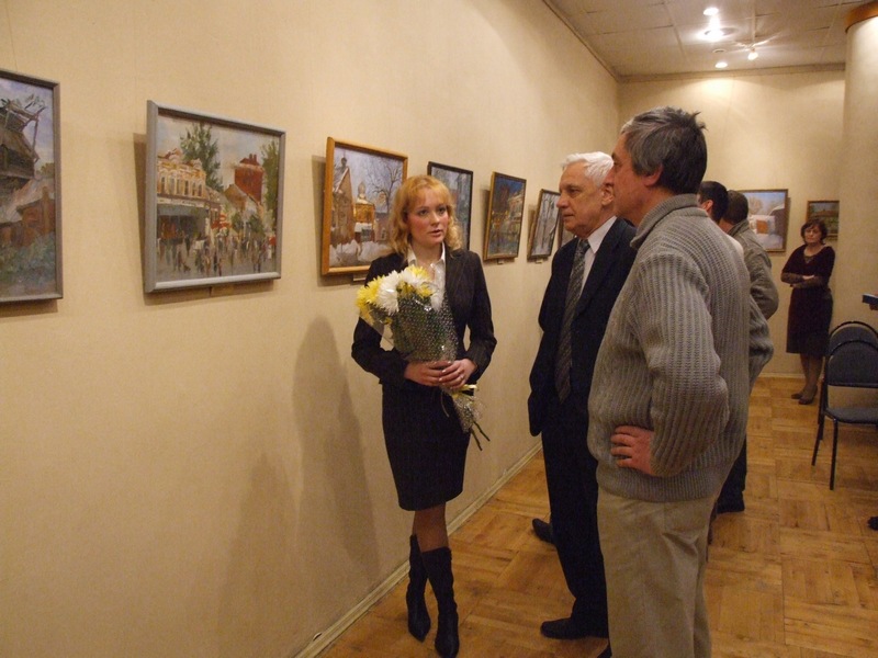 По улицам Старого Саратова, открытие выставки.