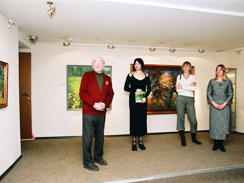 На открытии выставки Владимира Саксона (Март 2007)