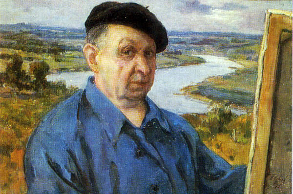 П.Н. Крылов. Автопортрет. 1975,1982