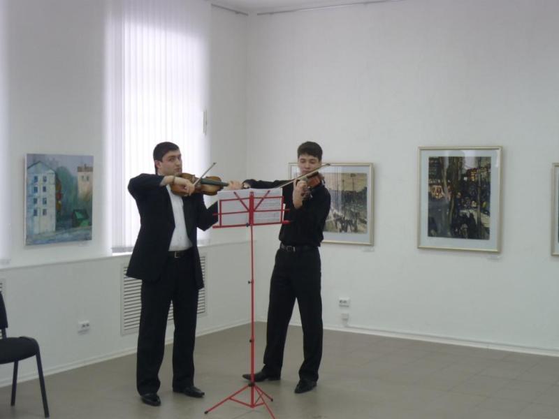 Открытие выставок в Музее города Новосибирска