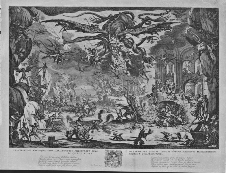  .. 1634-1635.La Tentation de St.Antoine. 