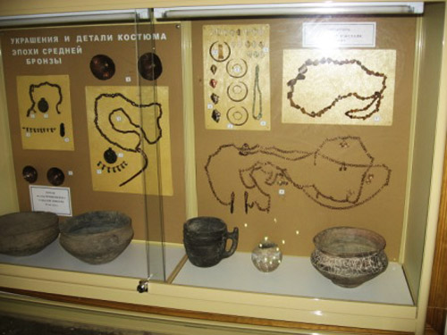 Фрагмент археологической экспозиции