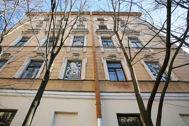 Фасад дома, где располагается Музей-квартира Н.А. Римского-Корсакова