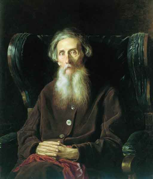 Портрет В.И. Даля кисти В.Г. Перова. 1872 г.