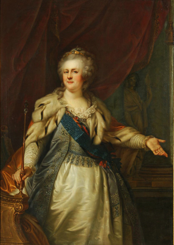 Лампи Старший, Иоганн Баптист (1751-1830). Портрет Екатерины II. Австрия. 1792. Холст, масло
