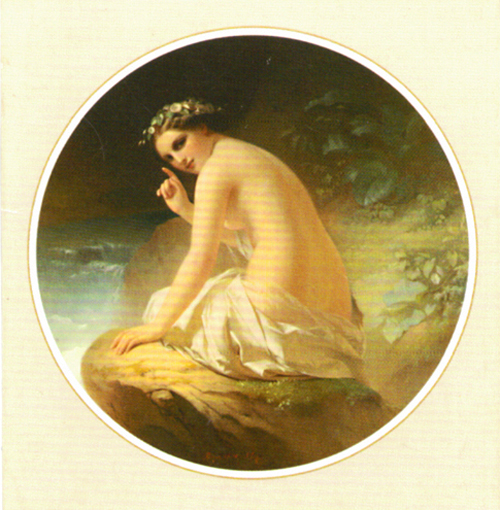 Нефф, Тимофей Андреевич (1805-1876). Купальщица. Россия. 1859. Холст, масло