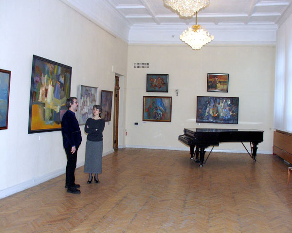 Кемеровский областной музей изобразительных искусств. Фрагмент экспозиции. Фото А.Лебедева