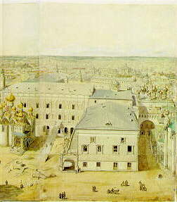 A panorama of Moscow and its environs from the Belfry of Ivan the Great. 1845-1846.