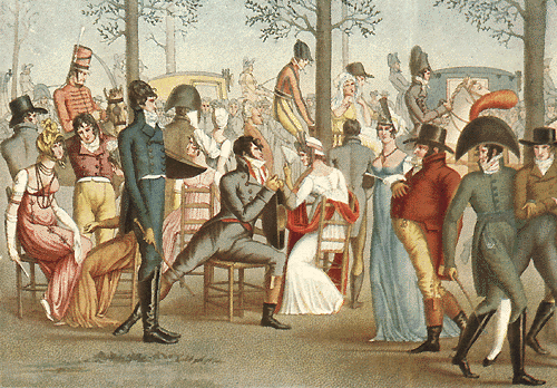 Костюмы во Франции 1800-1810 гг. (Racinet).