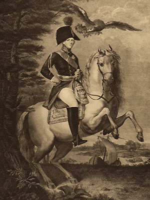 Император Александр I. (Тип Кюгельхен-Валькера, грав. Кардели.)