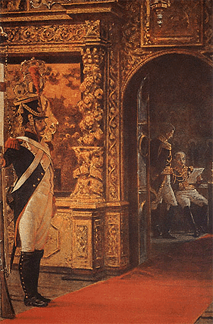 Маршал Даву в Чудовом монастыре. (Верещагина).