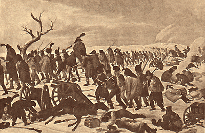 Отступление французской армии (Мансфельд).