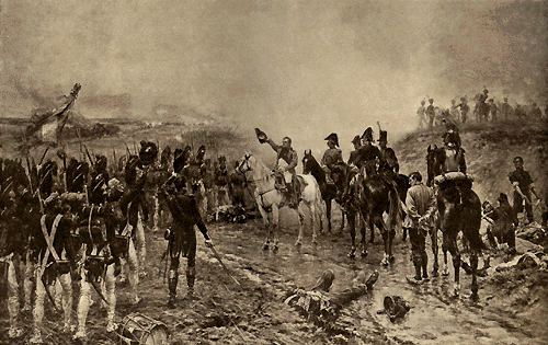 Наполеон и гвардия (Е. Крофтса).