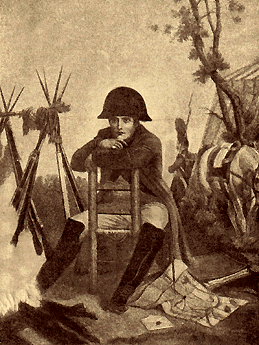 Наполеон на бивуаке при Аустерлице.