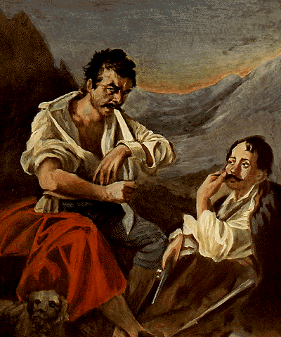 После битвы. (Рис. Орловского).