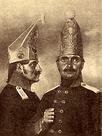 Солдаты Павловского Гренад. полка (1802 - 1803 гг.).