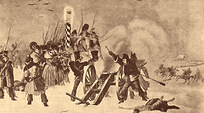 В окрестностях Ошмян 23 ноября 1812 г. (Фабер-дю-Фор).