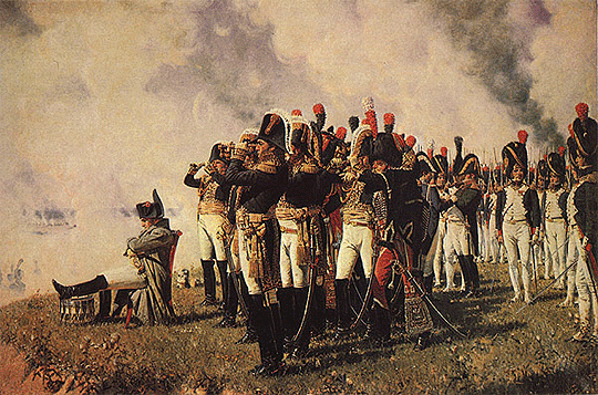 Наполеон на Бородинских высотах. (Верещагина).