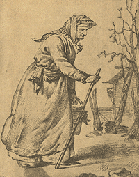 Крестьянка. (Barbier. 1803 г.).