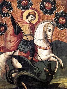 St.George and the Dragon. Late-XVIII century