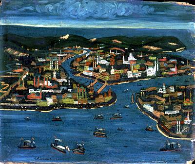 Istanbul. 1922<br>Presumably after the lithograph with the view of Istanbul