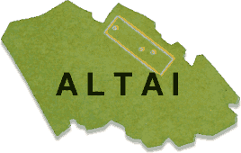 Карта Алтая