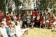 Участники ансамбля Русская песня - жители села Сростки