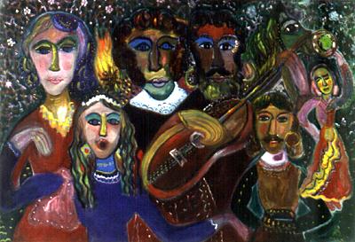 Pushkin among the Gipsies. 1981