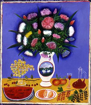 Asters and Grapes. 1993