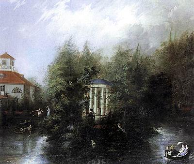 Pond in the Estate Garden. 1843