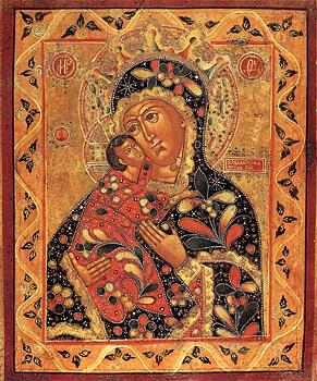 Our Lady of Vladimir. Mid XIX century