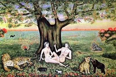 Adam and Eve in the Eden. 1994