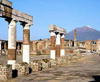 Pompeii and Vesuvius view, Italy, I c. AD
